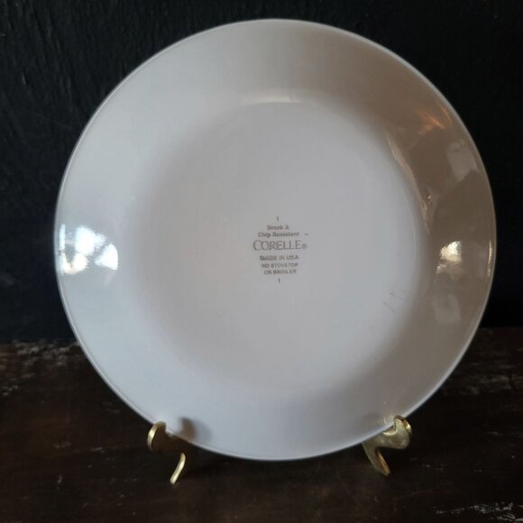 Vintage Corelle Meadow Pink Bread Plate Appetizer Plate 6.75" - Picture 3 of 4